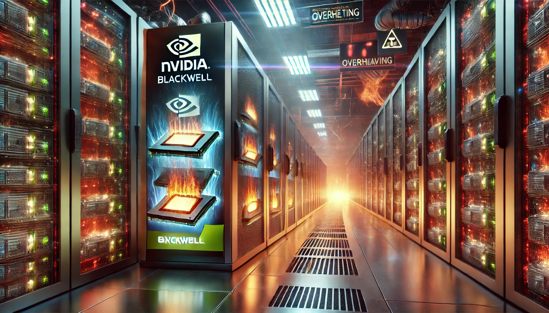 Nvidia’s Blackwell AI Chips Facing Overheating Issues in Servers, Threatening Data Center Launches