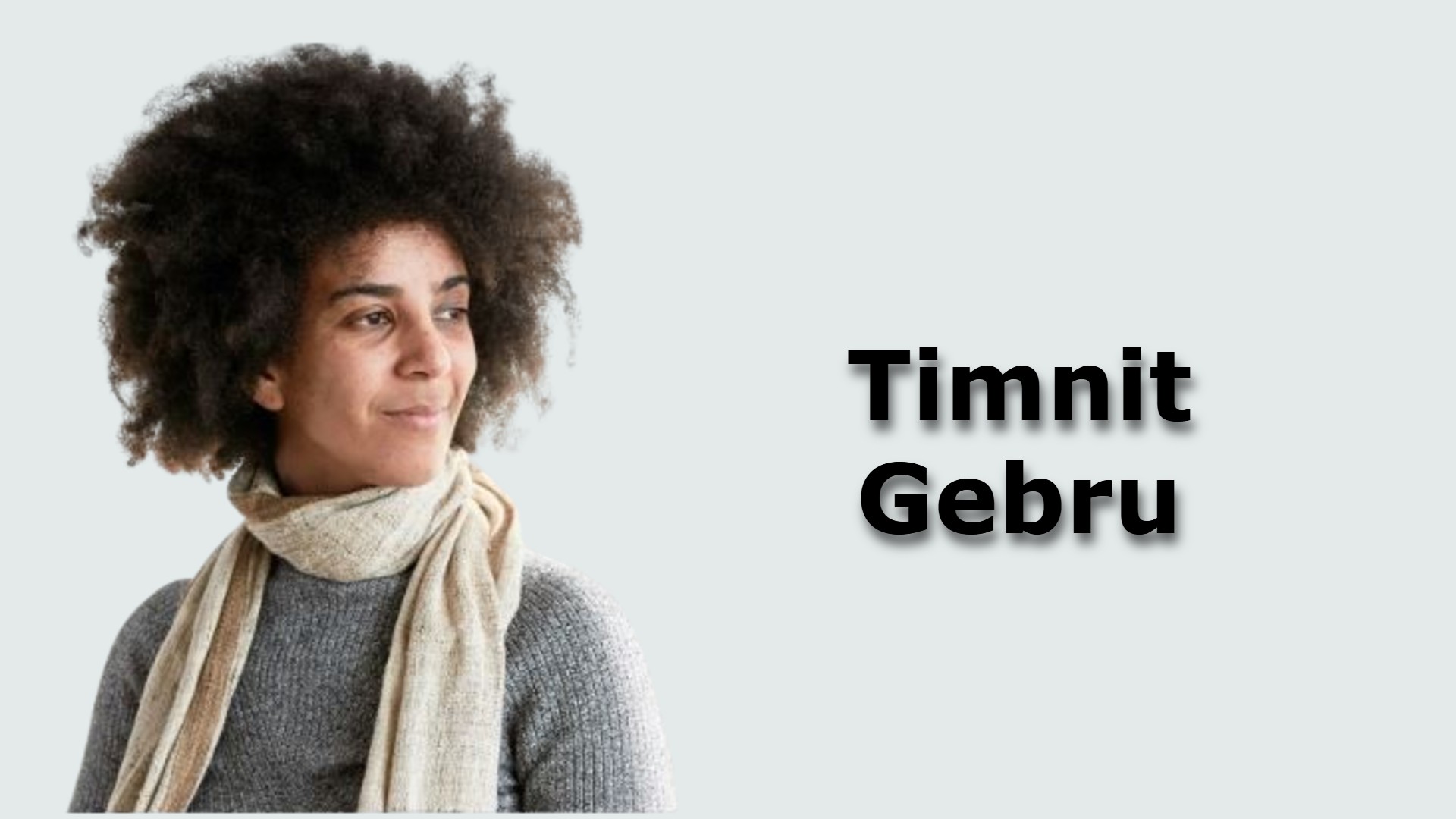 Timnit Gebru