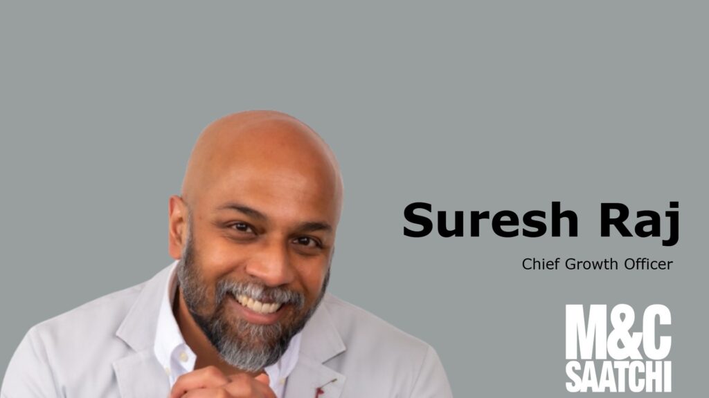 Suresh Raj Named First-Ever Chief Growth Officer at M+C Saatchi North America