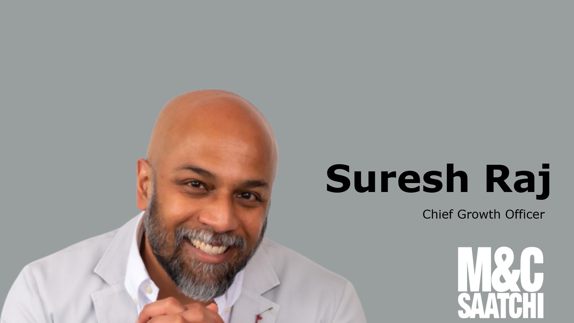 Suresh Raj Named First-Ever Chief Growth Officer at M+C Saatchi North America